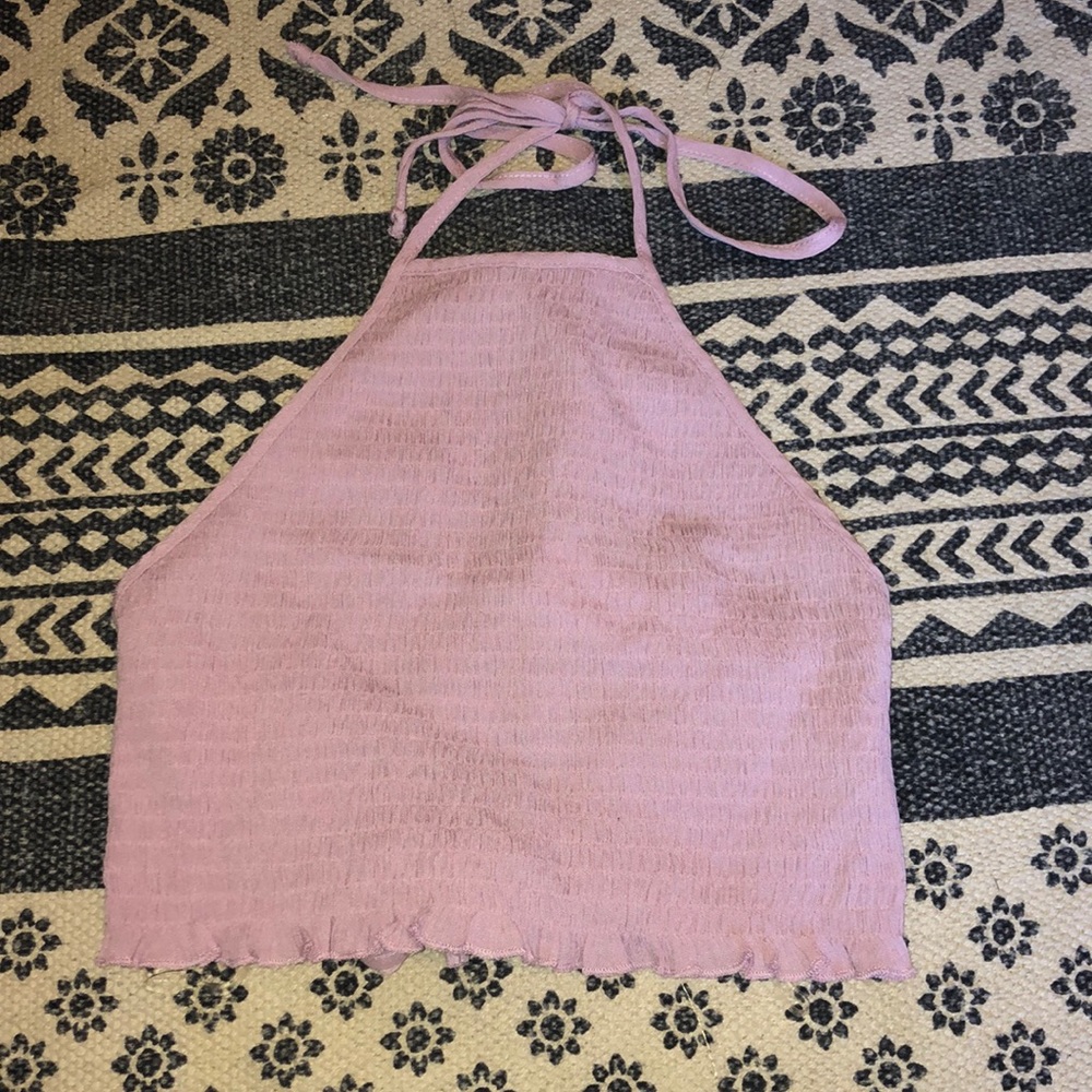 XS Lilac Purple Crop Top from Pacsun